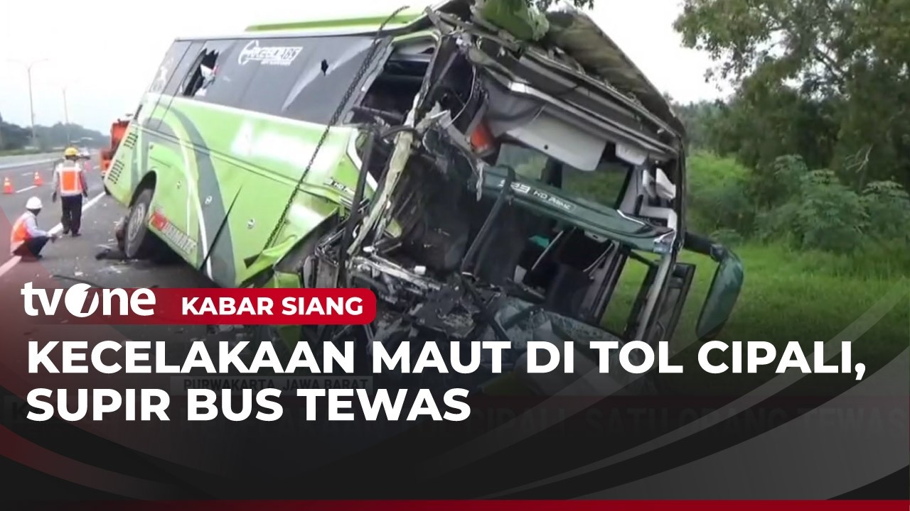 Kecelakaan Bus Pariwisata di Tol Cipali Tewaskan Sopir, 28 Orang Alami Luka | Kabar Siang
