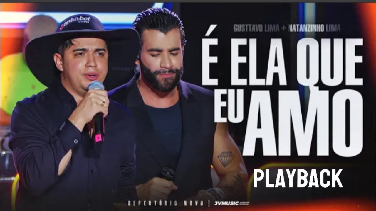 PLAYBACK NATANZINHO LIMA  É  ELA QUE EU AMO - GUSTAVO LIMA