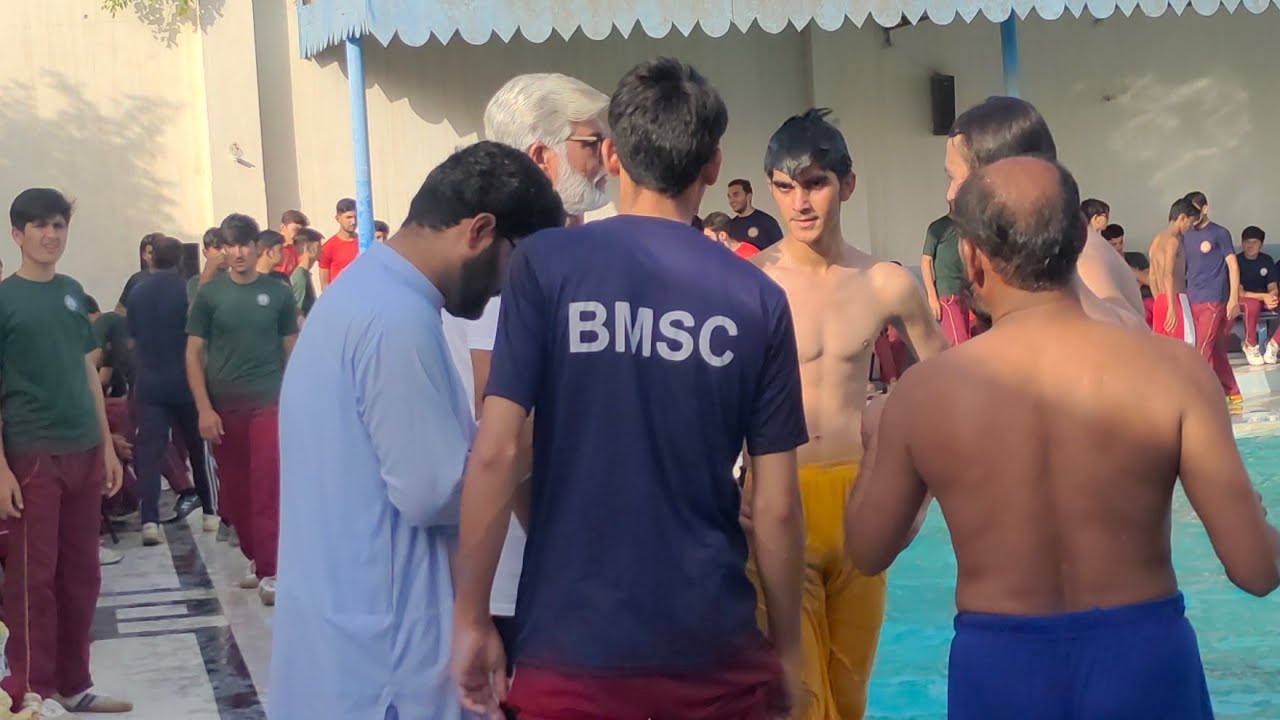 Akram Khan Durani college Students summing pool Games Bannu Town