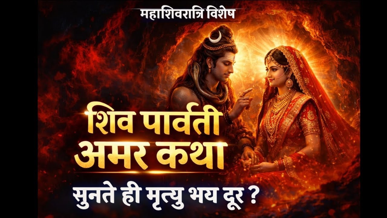 शिव पार्वती अमर कथा | अमरत्व का रहस्य | महाशिवरात्रि विशेष | मृत्यु भय होगा दूर? Mahashivratri Katha