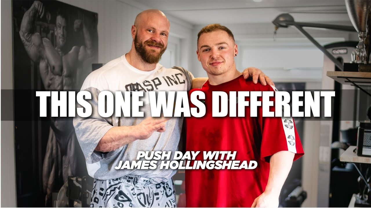 PUSH with IFBB PRO James Hollingshead | Home Gym Set Up