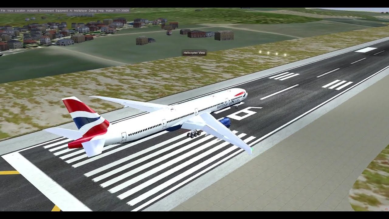 Boeing 777-300ER Precision Landing Masterclass at Madeira Airport RWY05 | FlightGear 2024