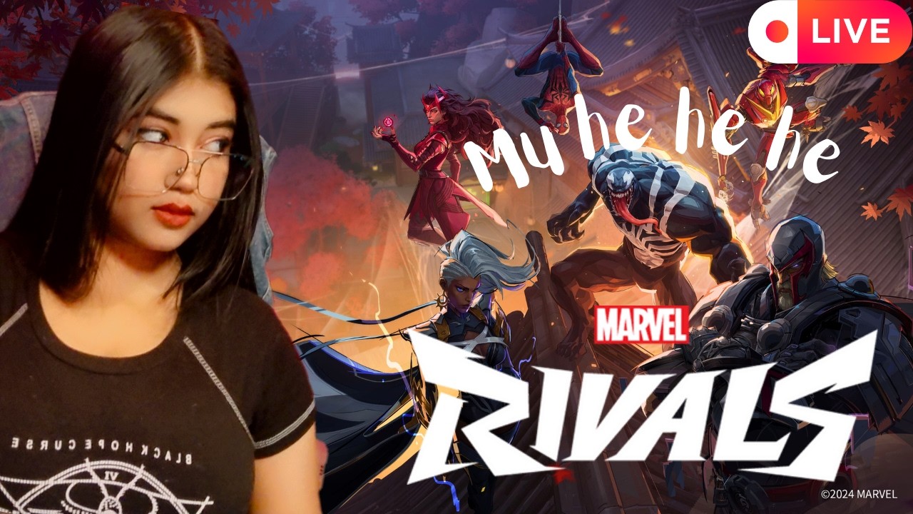 HEALING YOU !! MU HE HE!! MARVEL RIVALS WITH EVE!! #marvelrivals #marvelgames #girlgamer #fyp