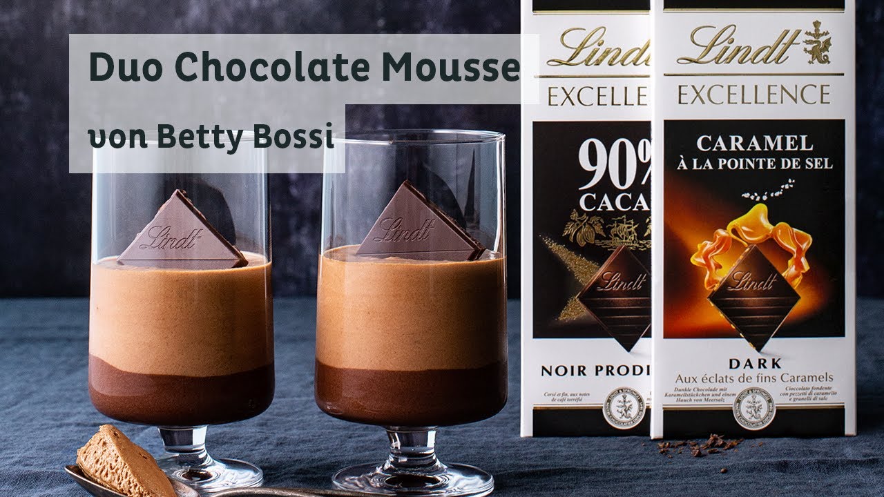 Duo Chocolate Mousse - Rezept von Betty Bossi in Kooperation mit Lindt