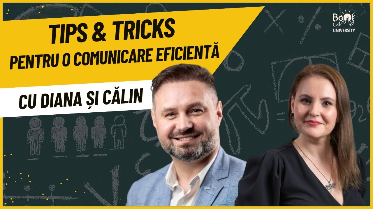 Tips & Tricks Pentru O Comunicare Eficientă | Minicurs de vorbit în public cu Diana Și Călin.
