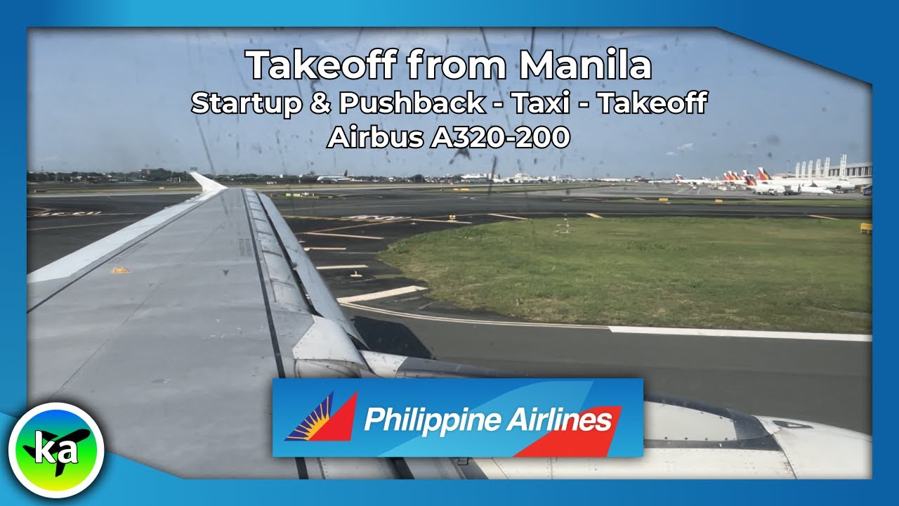 Philippine Airlines (PAL Express) | Airbus A320-200 | Takeoff from Manila