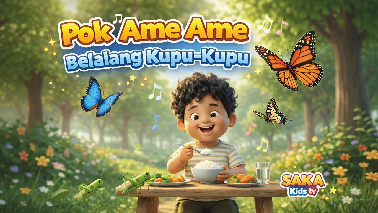 Pok Ame Ame Belalang Kupu-Kupu -  Lagu Anak Indonesia Ceria