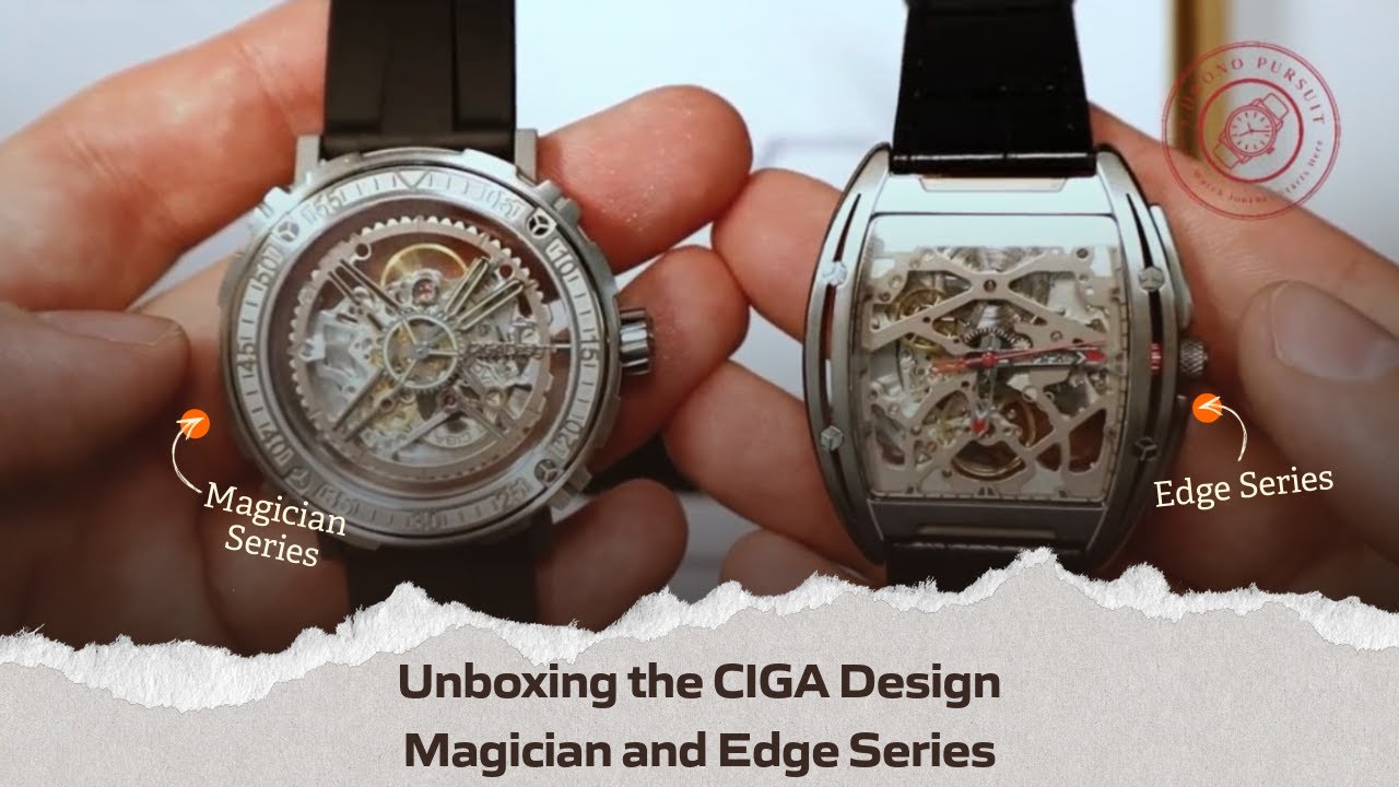 🚨 Chrono Pursuit - Unboxing the incredible Magician Series & Edge Series from CIGA Design 🚨