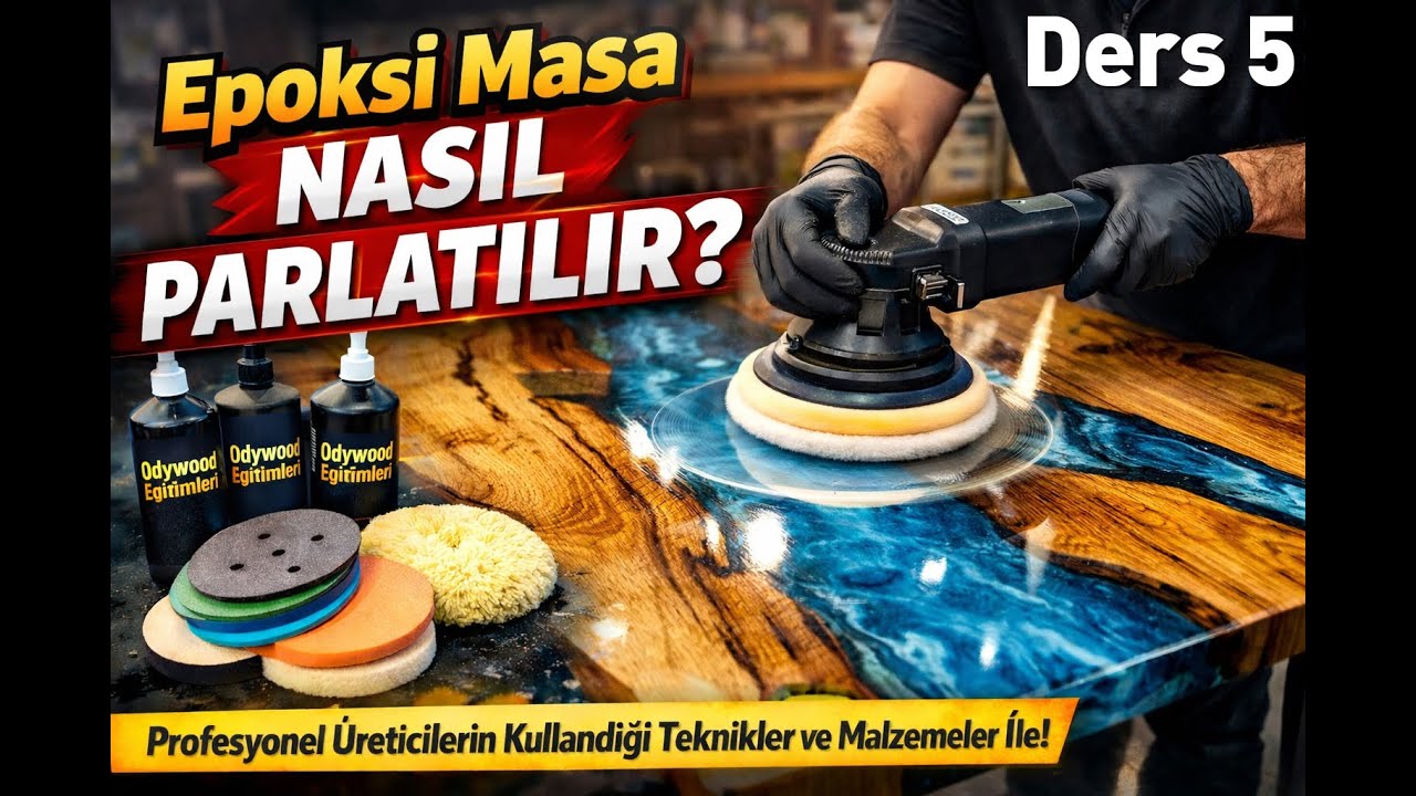 Epoksi Nasıl Parlatılır? En iyi parlatma için pasta cilanın (polisaj) tüm sırları