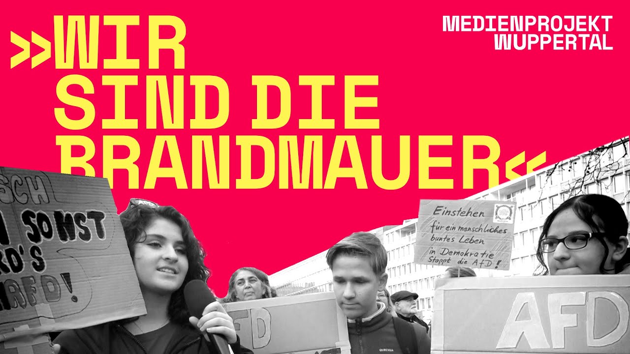 Nie wieder ist jetzt erst recht – Demo 8.2.2025 in Wuppertal