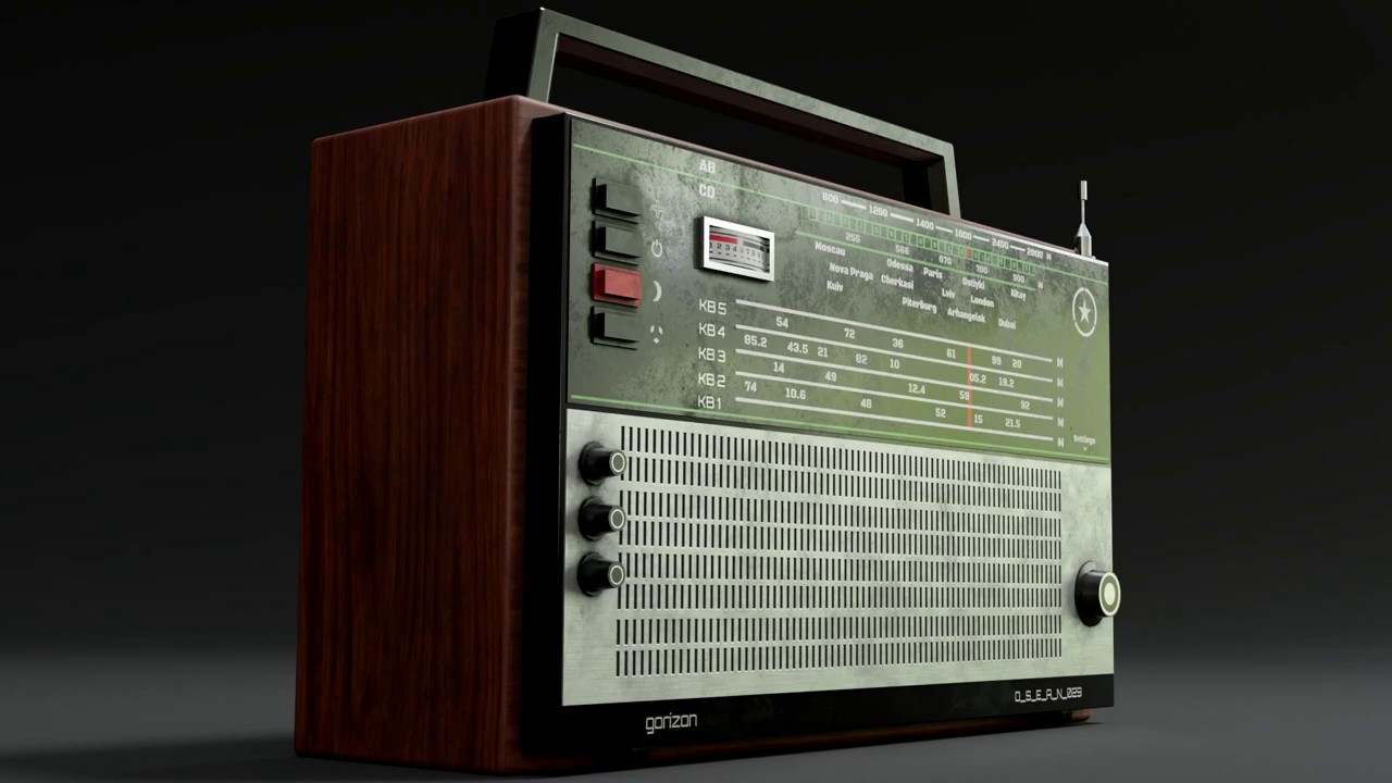 Old Radio from USSR (Blender speed modeling)