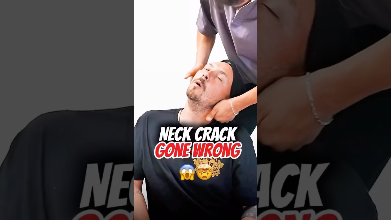 Self-Cracker &lsquo;THOUGHT&rsquo; he could CRACK it better‼️💀#chiropractic #backpain #neckpain #trending