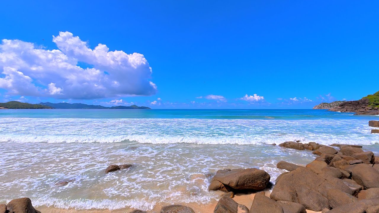 🏝 12 Hours of Seychelles Ambience. The Most Relaxing Waves in The World