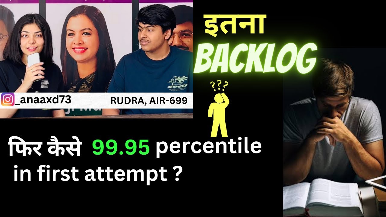 Cracked JEE mains with 99.95 percent😨😱 ll ft. @_anaaxd73