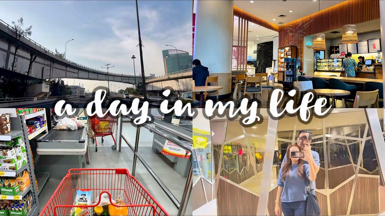 A Day in My Life in Jakarta | Cafe | Movie | Groceries 