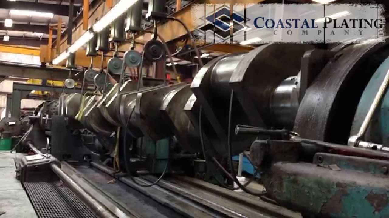 Clark TCVC-20M Industrial Crankshaft Repair - Chrome Plating