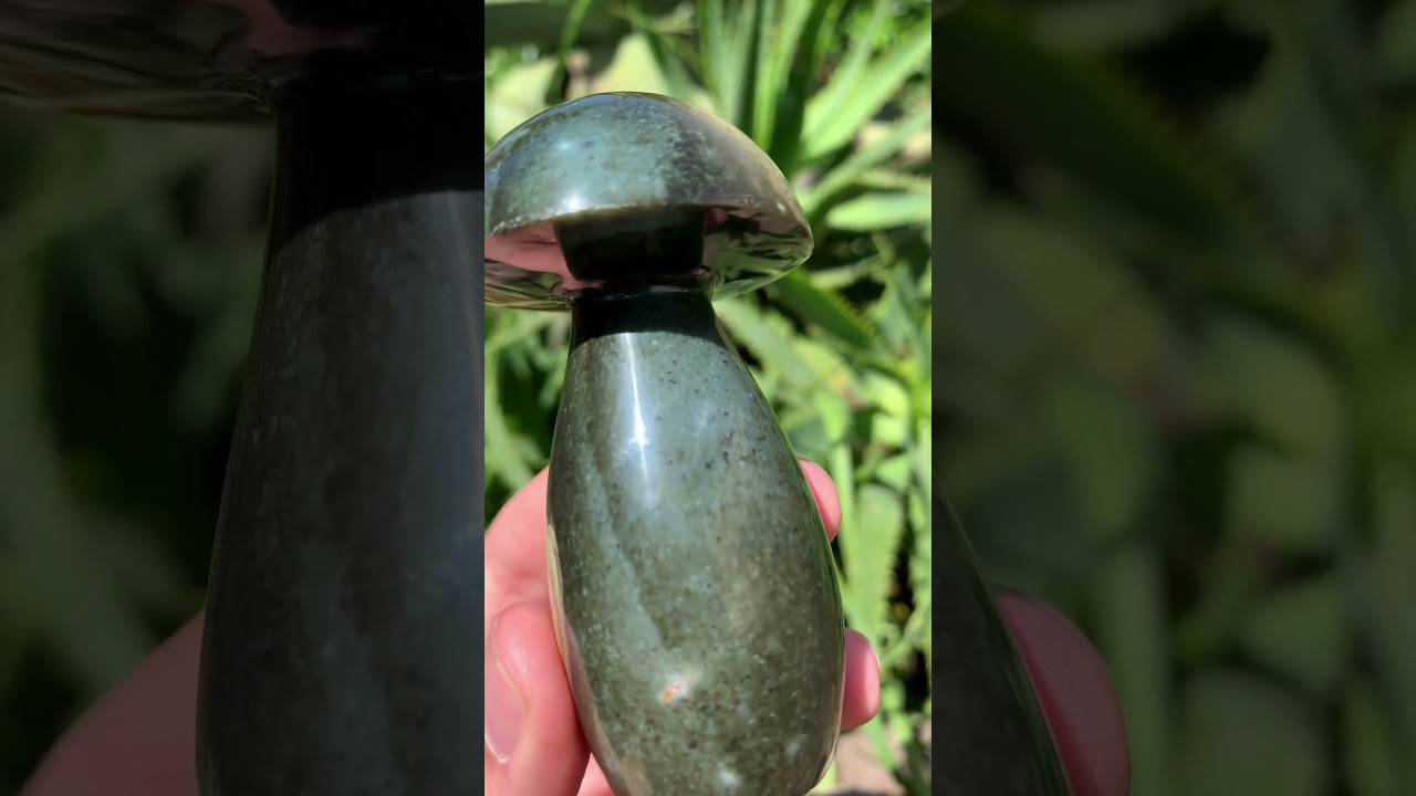 Polished Large Polychrome Jasper Mushroom x 1 From NW Coast, Madagascar