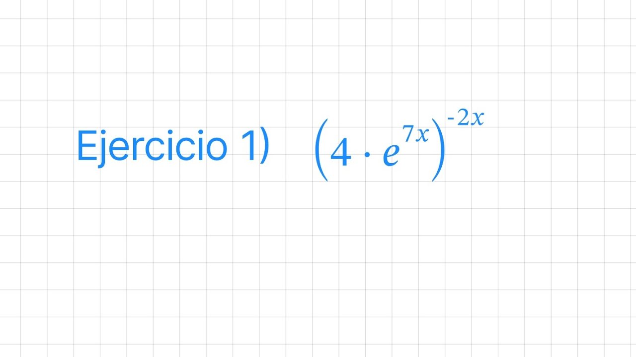 Funciones Exponenciales y Logarítmicas | Ejercicio 1