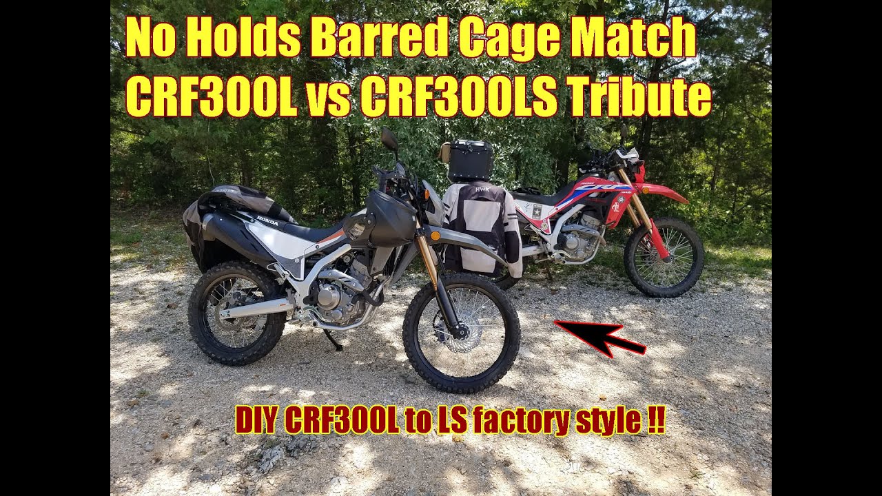 CRF300L and DIY CRF300LS out for a ride