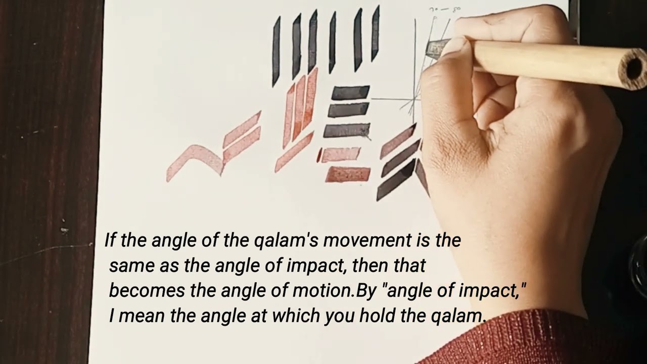 #33 - How to Hold the Qalam / Brush and get all Strokes for Arabic Calligraphy