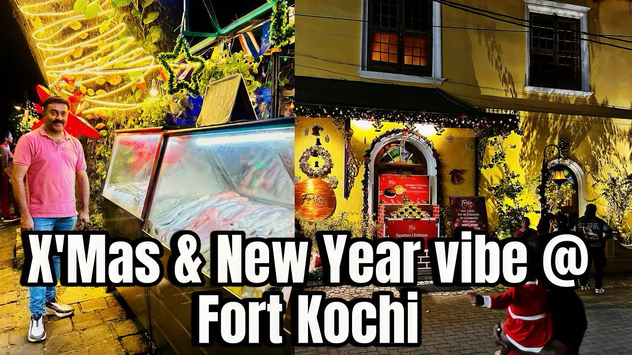X’Mas & New Year 2024 Vibe || Fort Kochi || Living Loud with Rejul