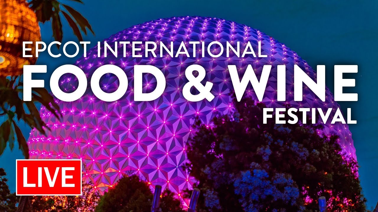 🔴LIVE at EPCOT! 🎉 Opening Night of the Food & Wine Festival 2025 | Walt Disney World