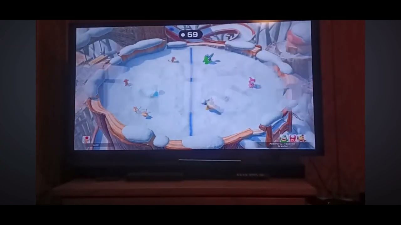 Toad gets frozen in a Snow brawl speedrun meme🥶