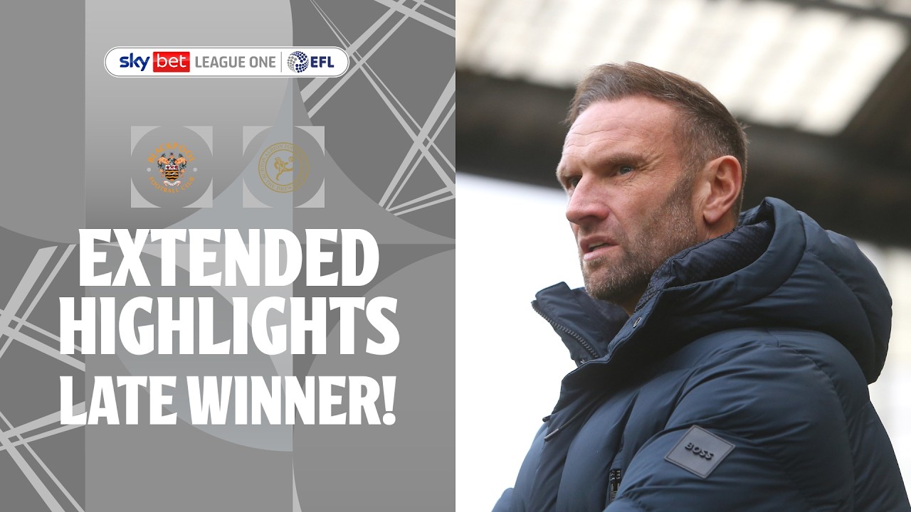LATE WINNER! | Blackpool v Burton Albion Extended Highlights