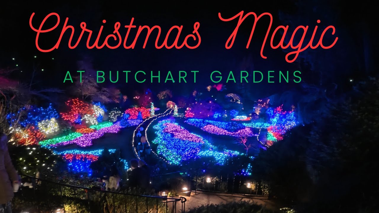 Christmas magic at Butchart Gardens