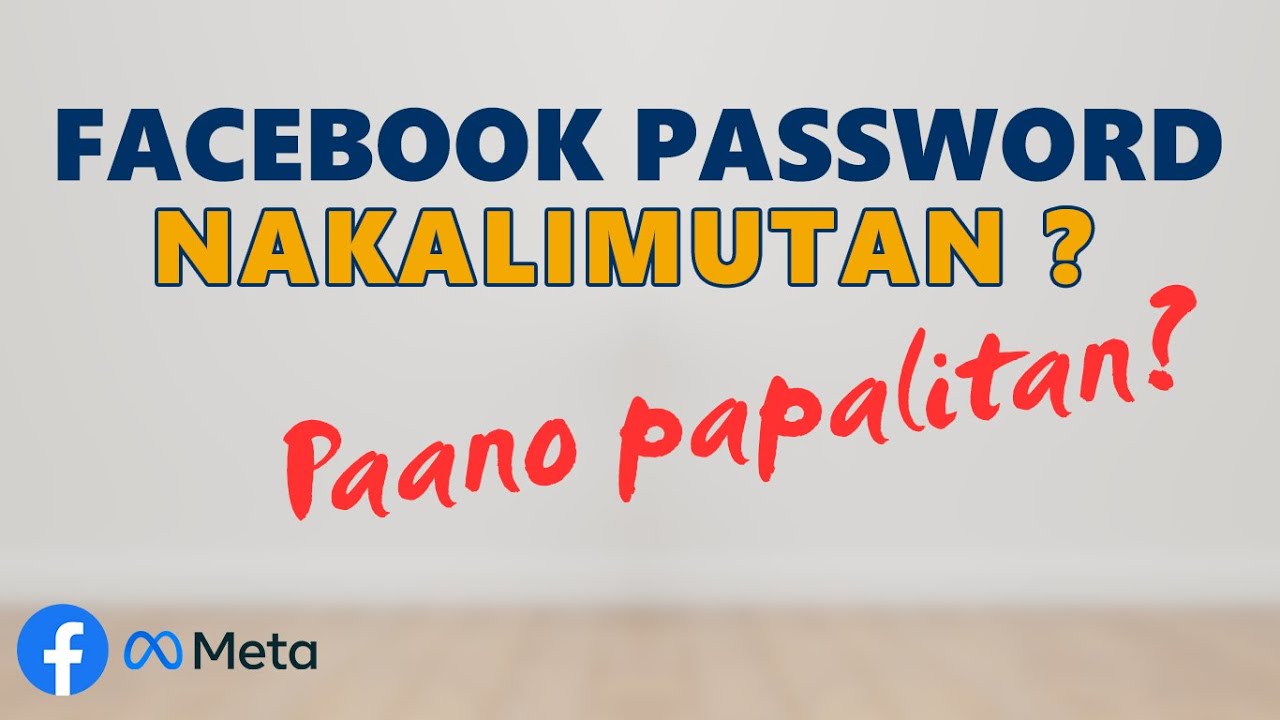 Nakalimutang Facebook Password, Paano Mapapalitan at Mabubuksan? ✅
