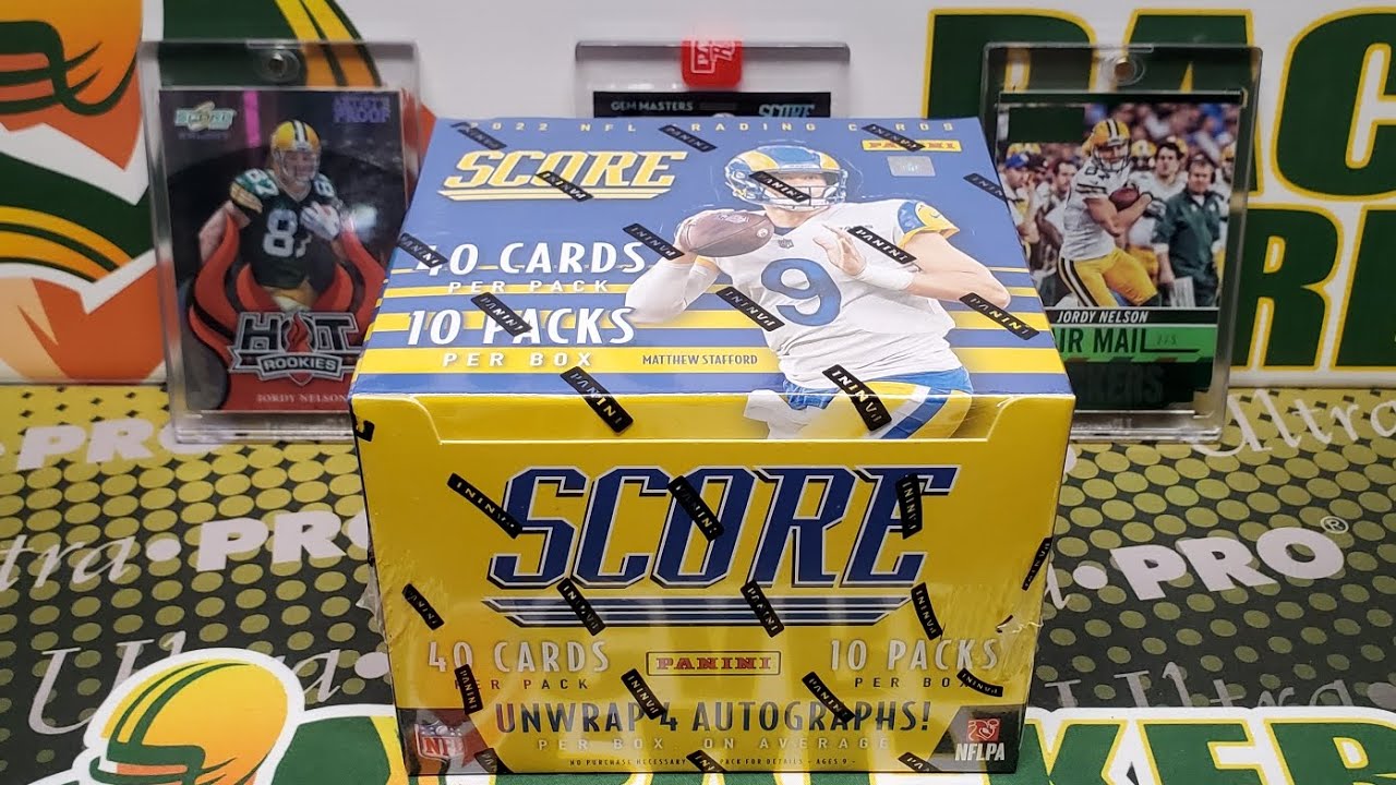 2022 Score Football Hobby Unboxing. 4 Autos per Box!