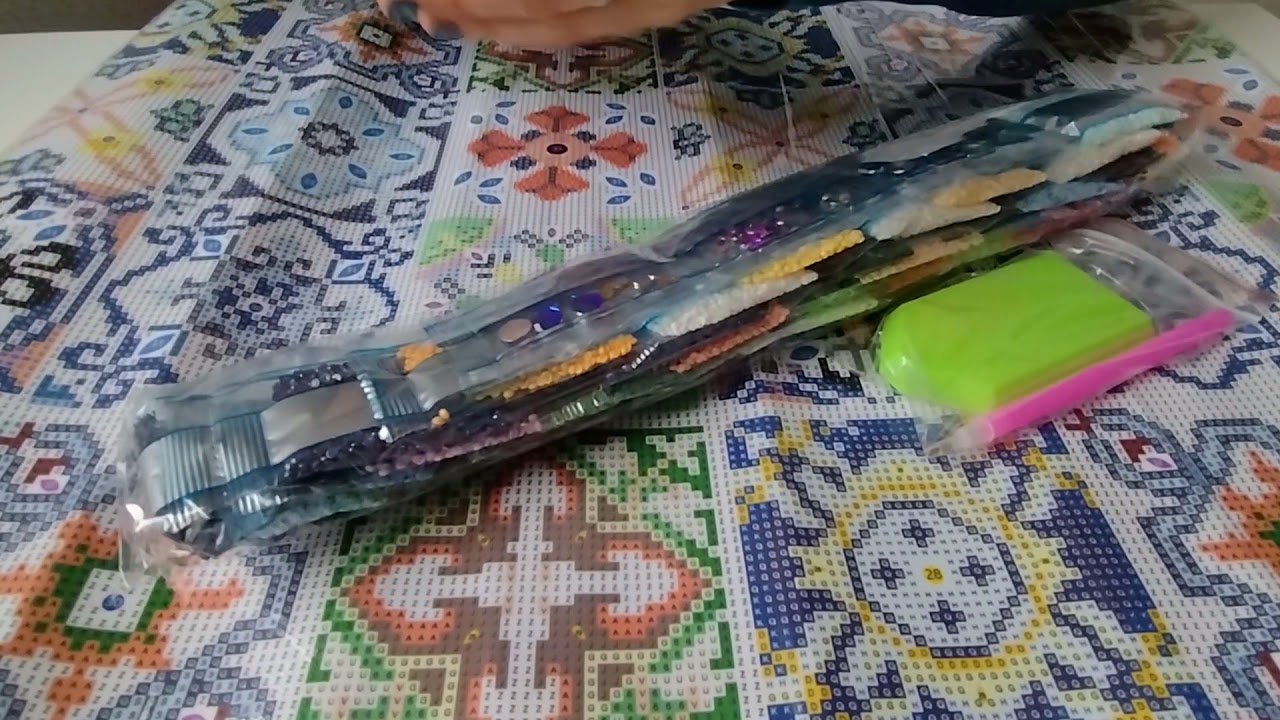 Diamond painting z Action. Openbox zestawu z Action.
