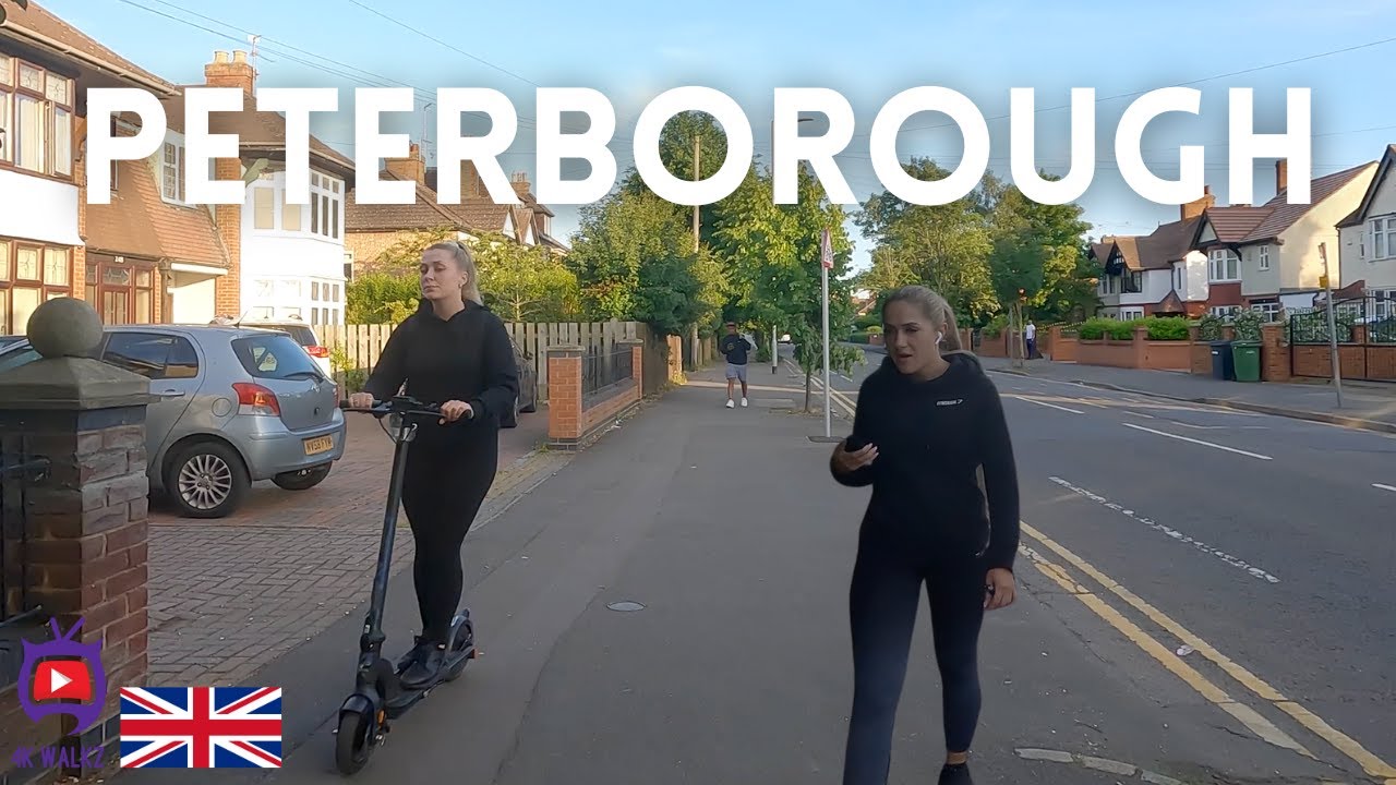 【4K】PETERBOROUGH WALKING TOUR SUMMER 2022