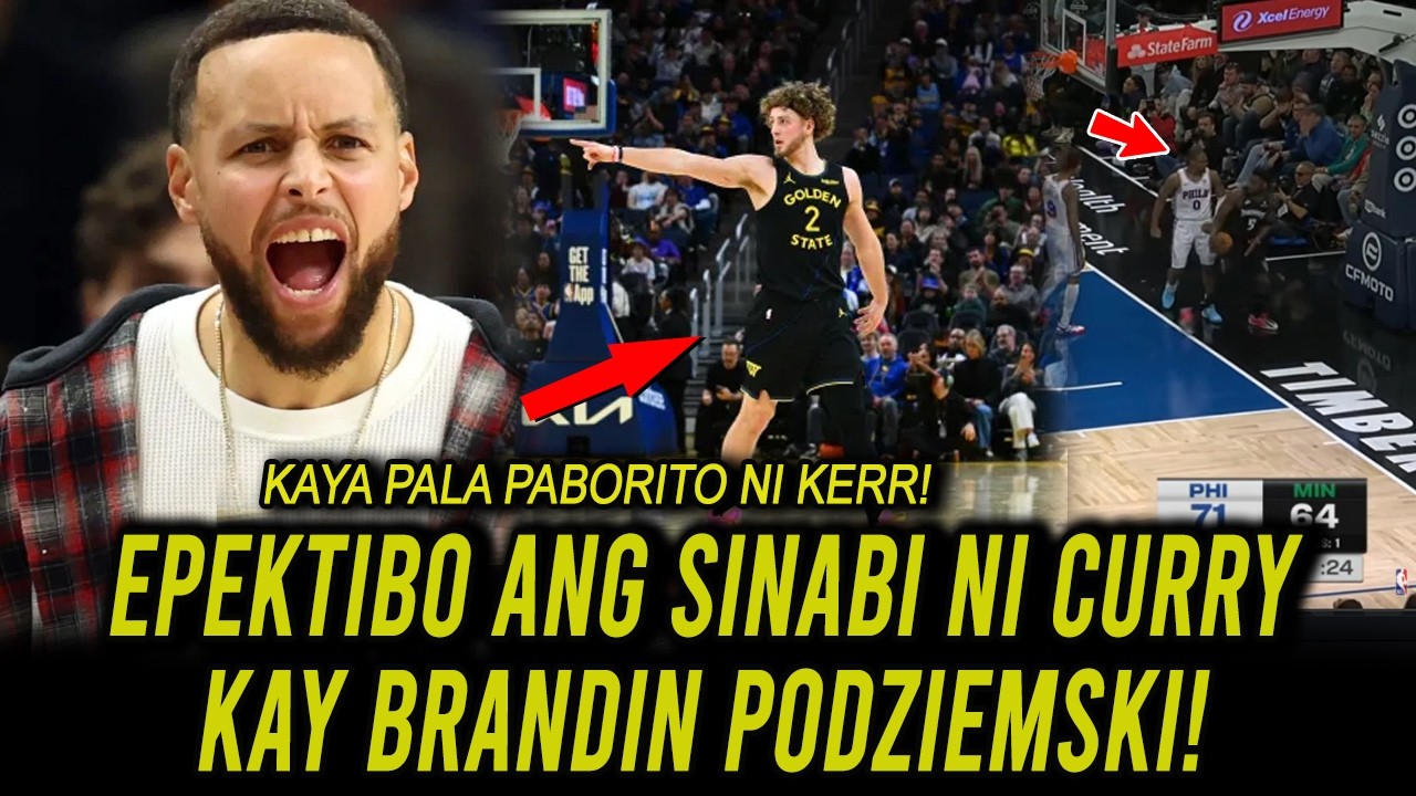 NAPAKATAAS PALA TALAGA NG IQ NI PODZIEMSKI! EPEKTIBO ANG PAYO NI CURRY! EDWARDS NA POSTER NI MAXEY!