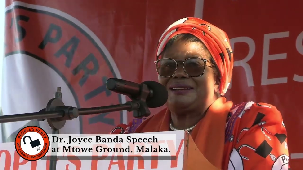 DR JOYCE BANDA SPEAKS AT NTOWE GROUND IN MALAKA - NSANJE