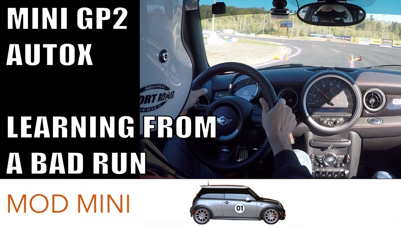 Learning from autocross mistakes MINI GP R56 - Evergreen AutoX!