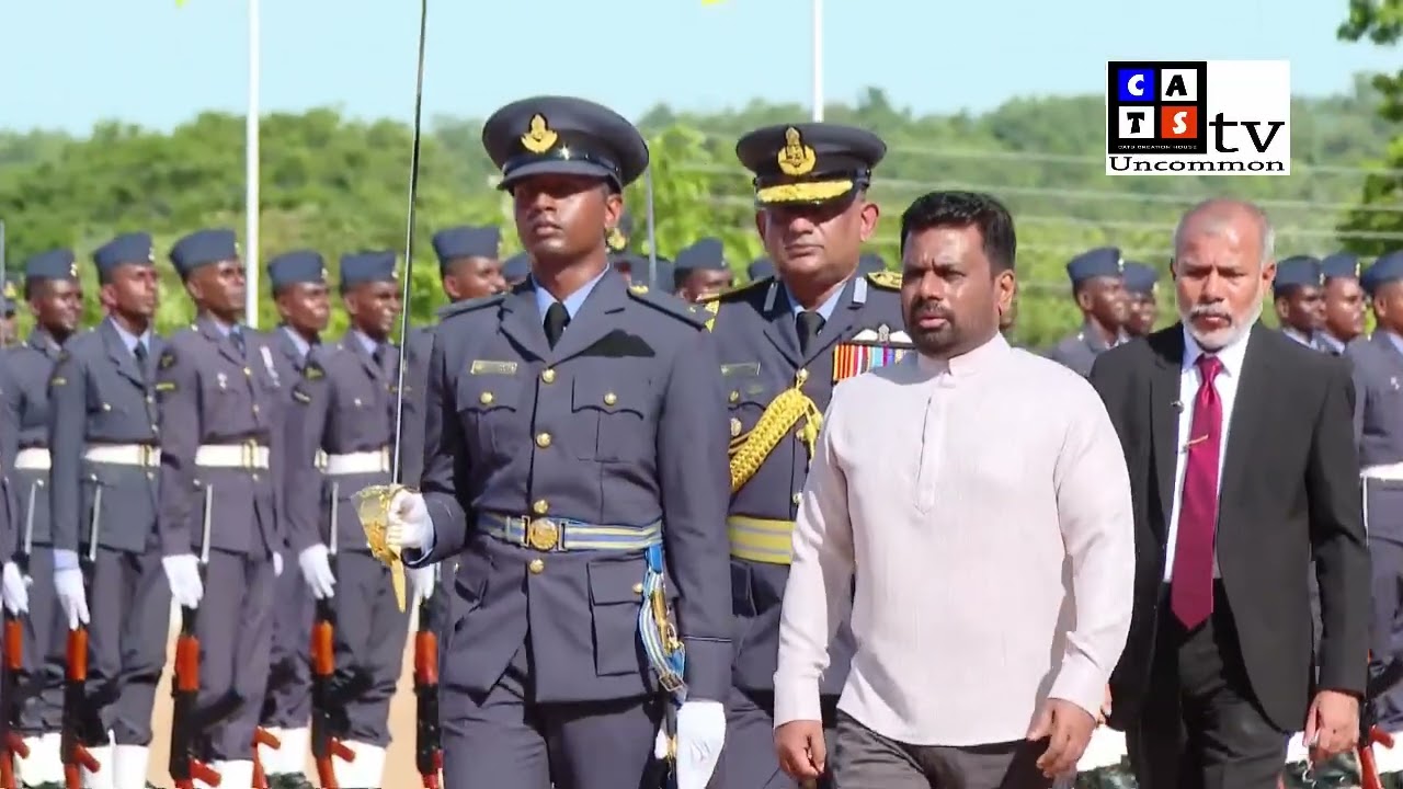 President&rsquo;s Colours and the commissioning of cadet officers of Sri Lank Air  Force