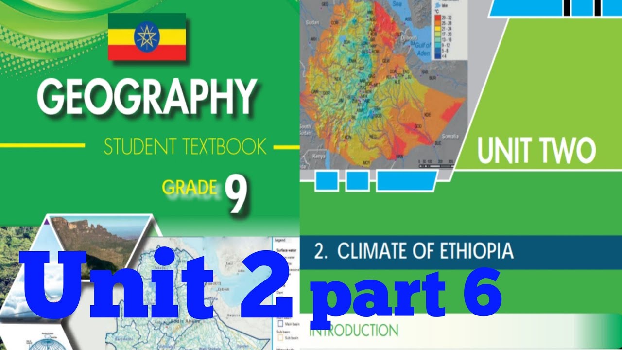 Geography grade 9 unit 2 part 6 // rainfall region of Ethiopia / 