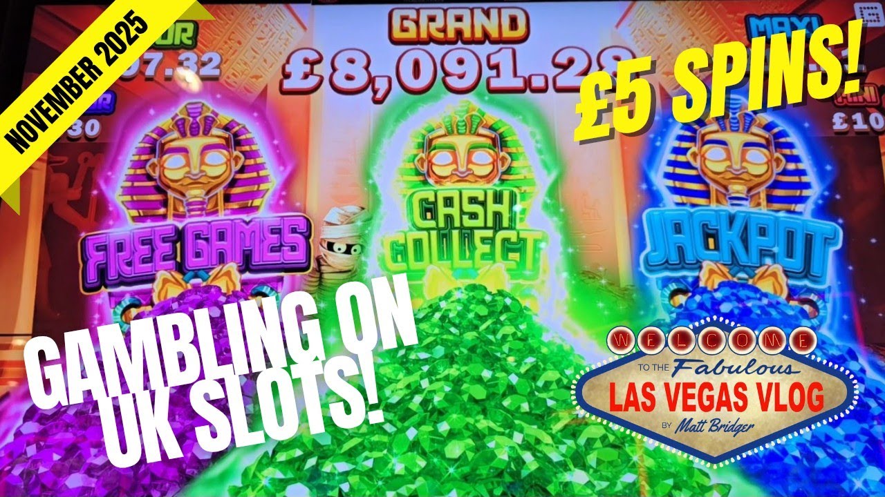 Gambling On UK Casino Slots At Empire & Rialto, London! £5 Max Bets! (20th November 2025)