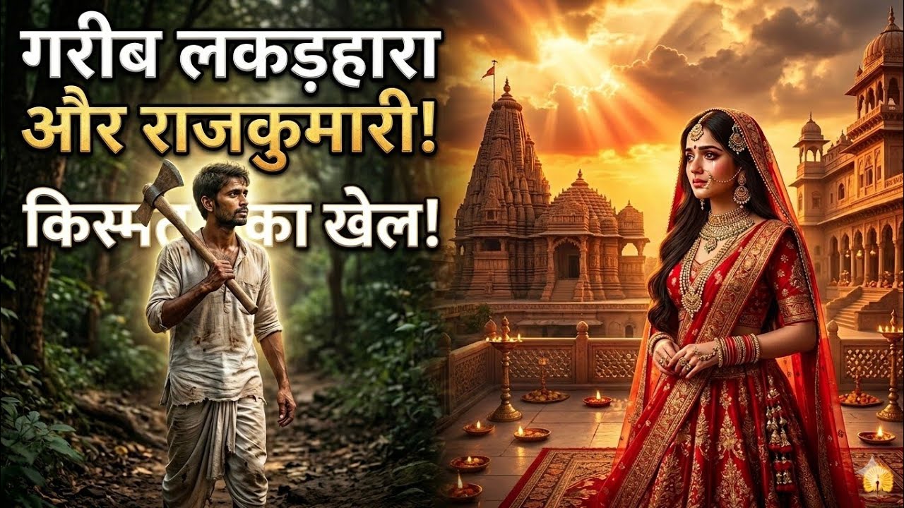 गरीब लकड़हारे से राजकुमारी का विवाह | सच्ची भक्ति ने बदल दी किस्मत | Moral Story || Devotional Story