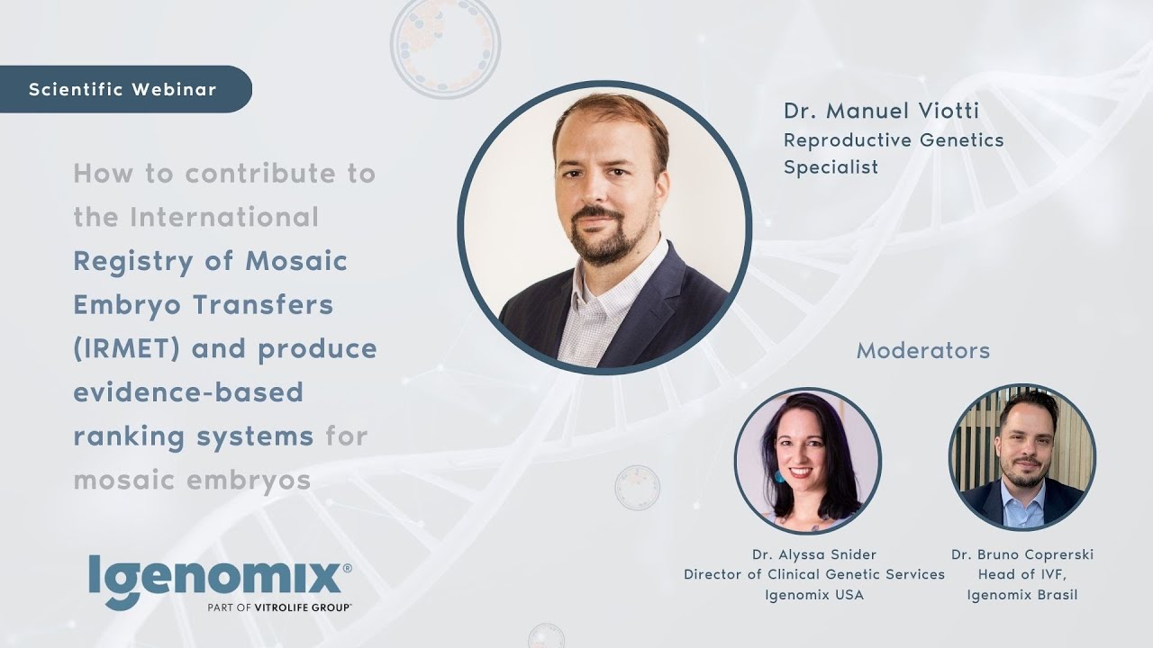 Webinar International Registry of Mosaic Embryo Transfers and how to participate on that