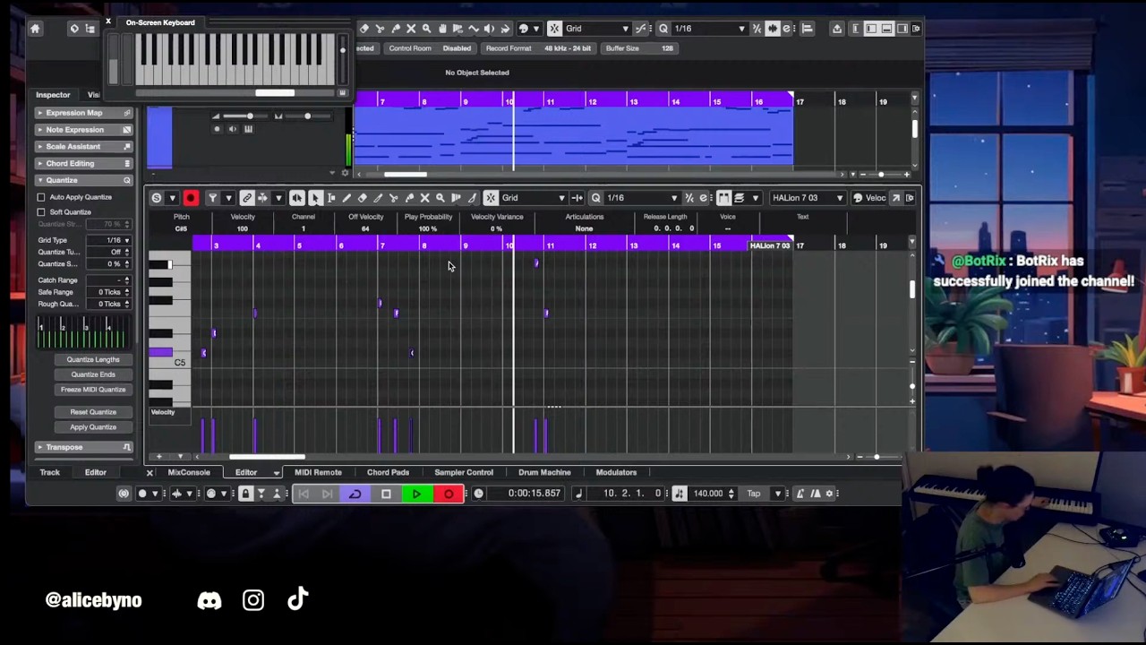 Making beats in Cubase
