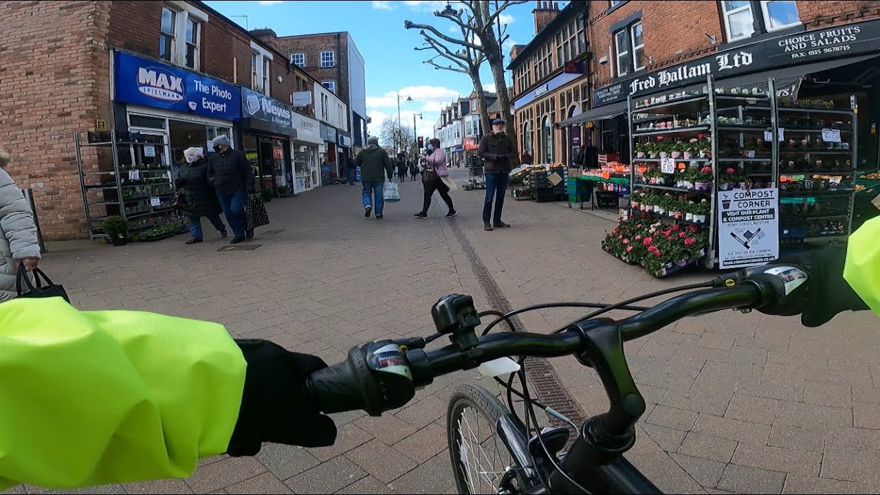Cycling solo from Beeston Nottingham to Derby City Centre