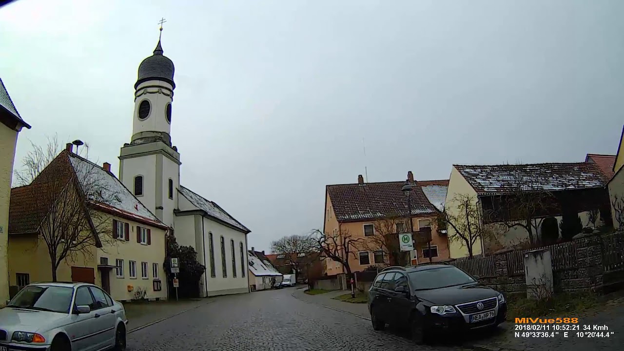 D: Herbolzheim. Markt Markt Nordheim. Landkreis Neustadt an der Aisch-Bad Windsheim. Februar 2018