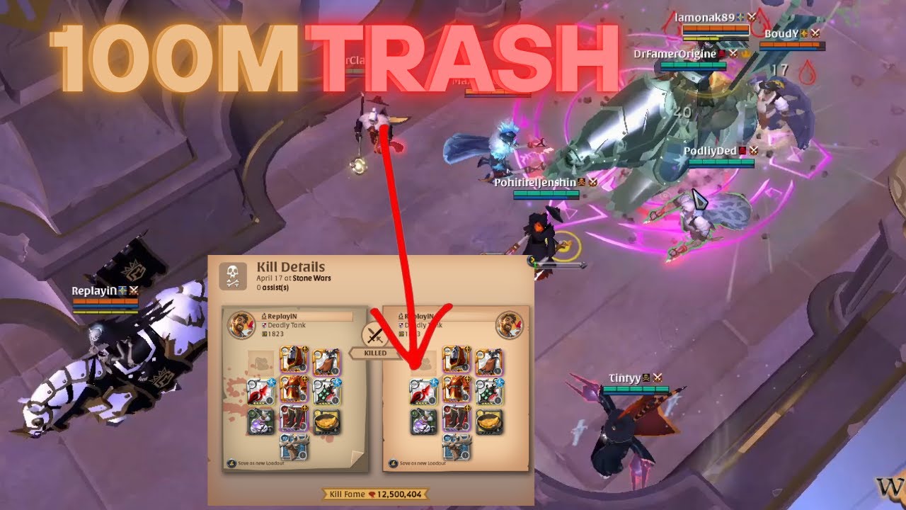 Albion Online Ganking | 8.4 HCE Transport | 100m Trash