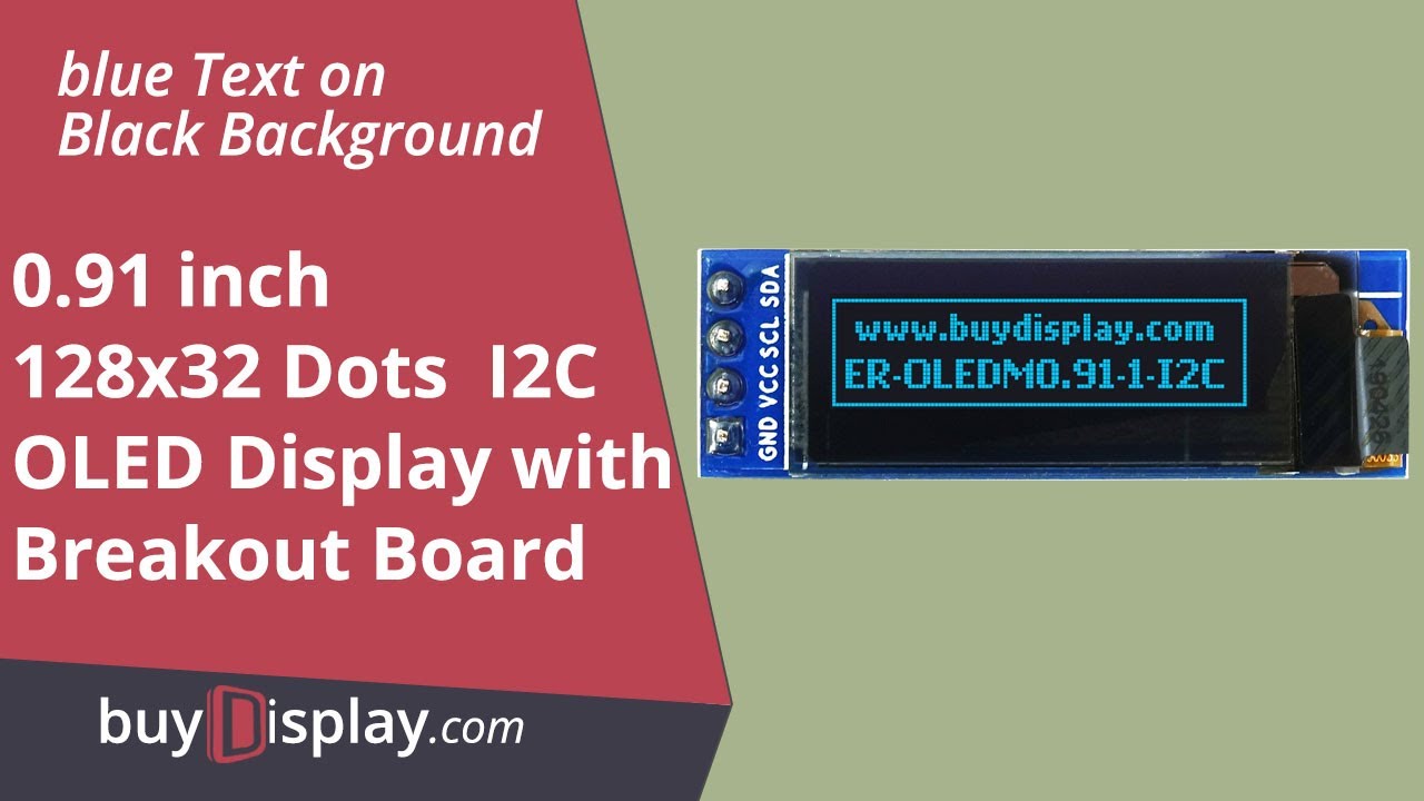Connect I2C Blue 0.91