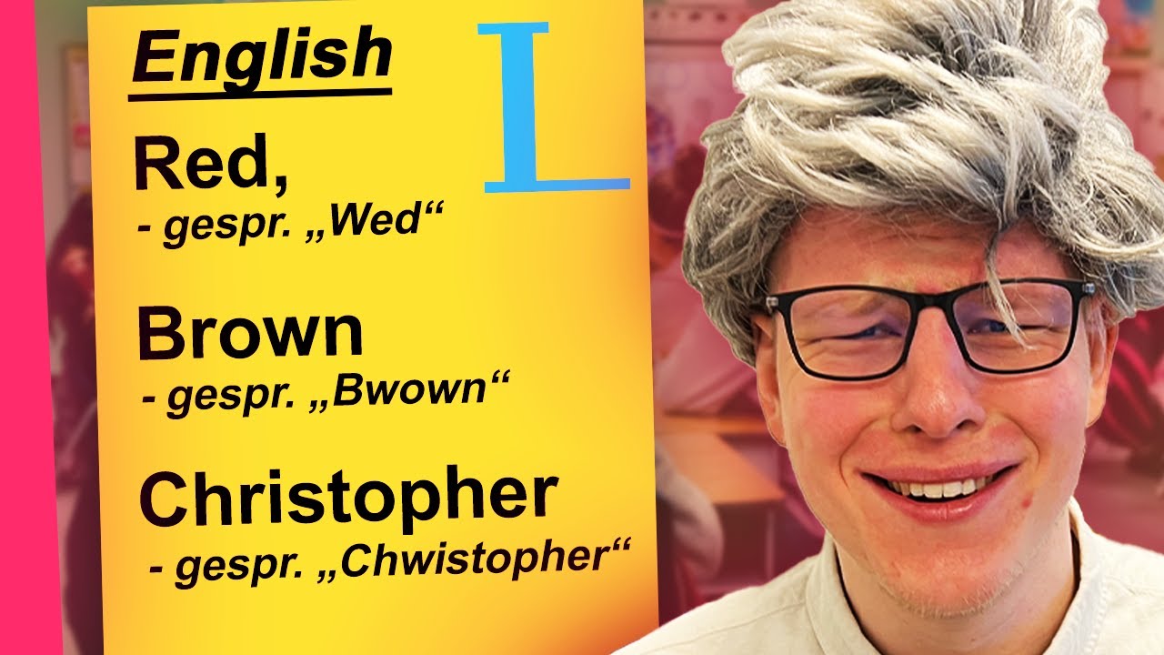 Schlechtes Englisch.