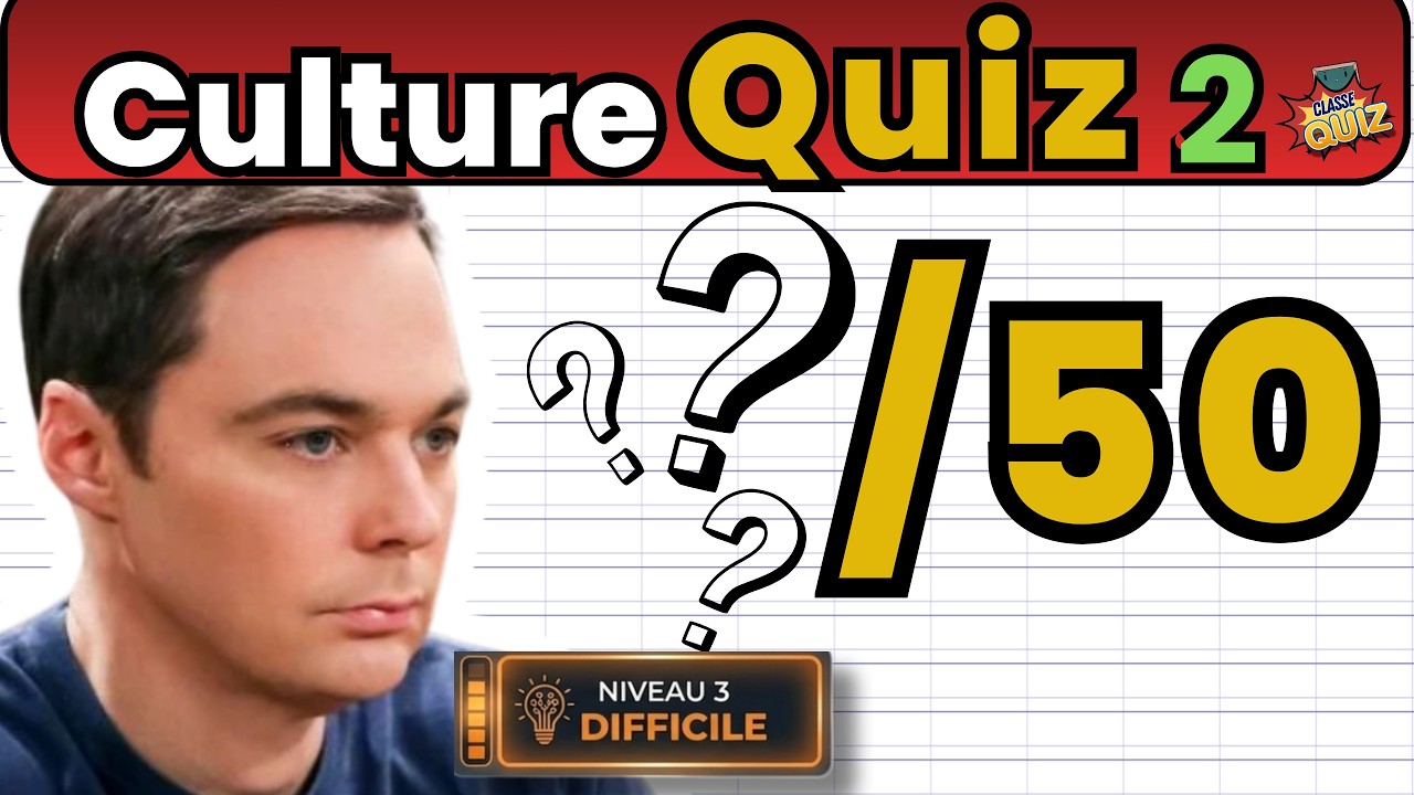 quiz culture generale tres difficile 🧠 50 QUESTIONS ~ 10 THEMATIQUES 💡