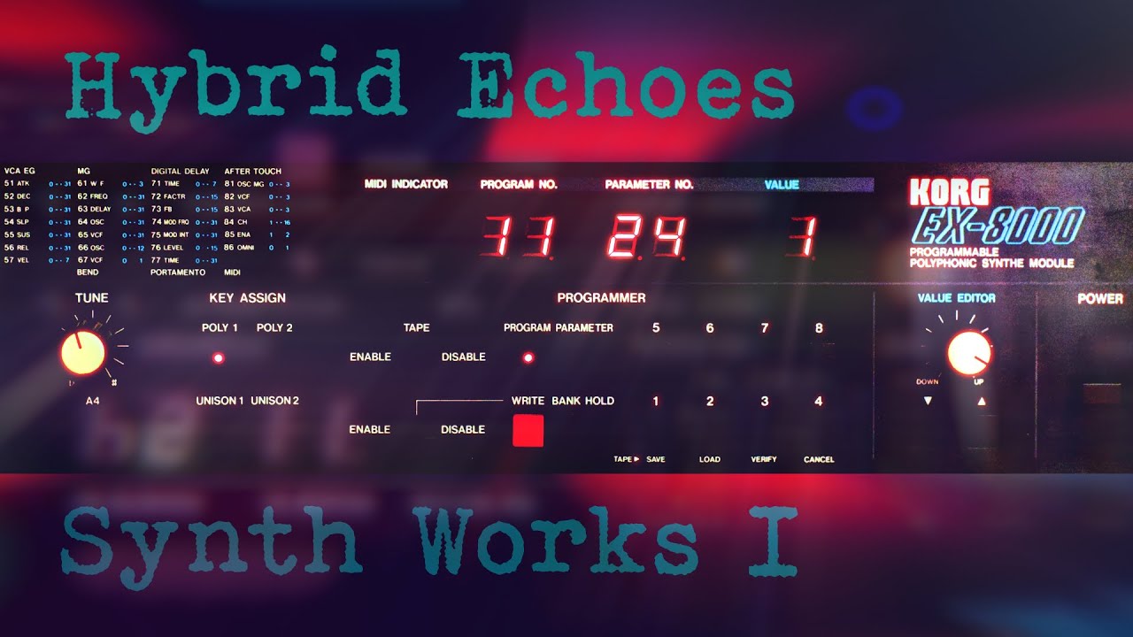 Mr Woofer - Hybrid Echoes (Korg EX-8000 Demo) *New mix and mastering in 4K*
