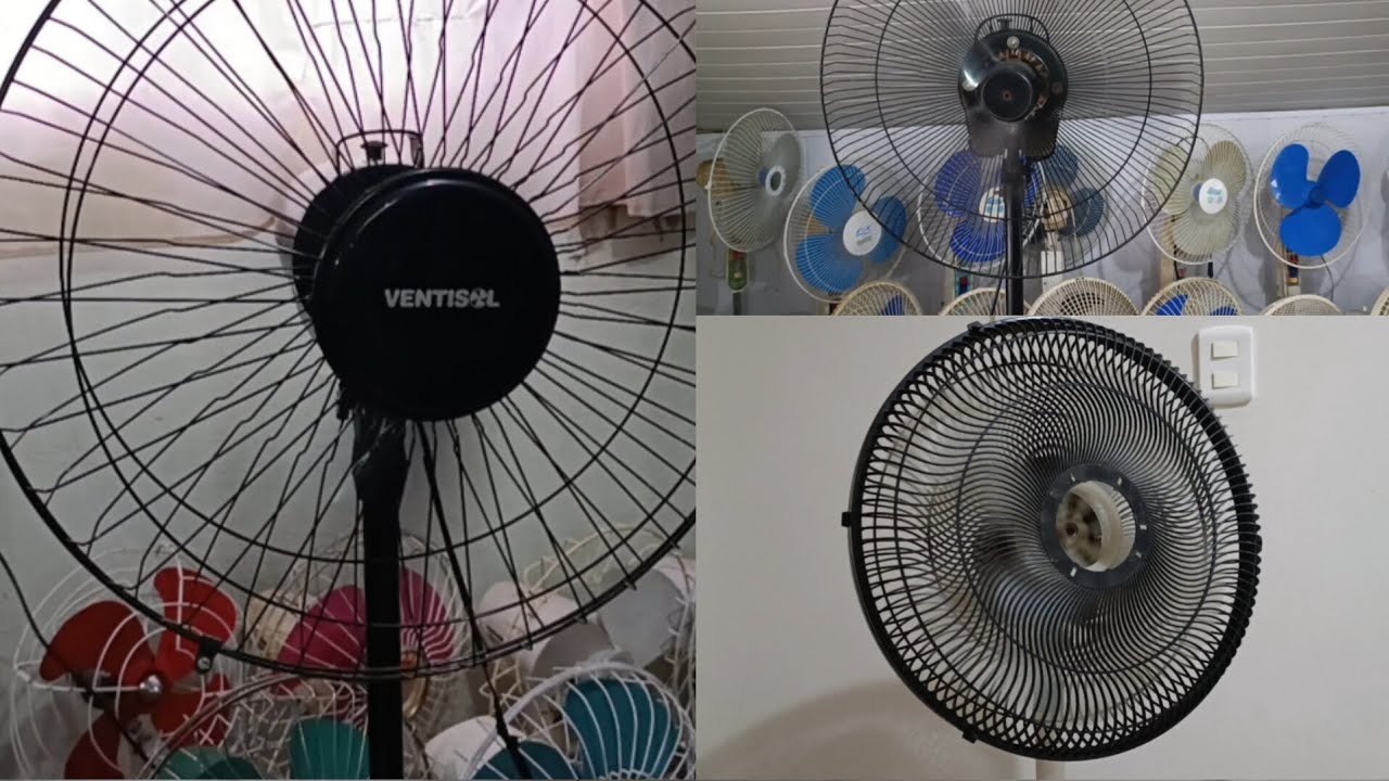 Ventiladores comerciais Ventisol, Tron, Primavera e Venti-Delta 
